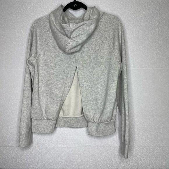 Athleta Moonrise Split Back Hoodie Heathered Grey XS - Picture 4 of 6